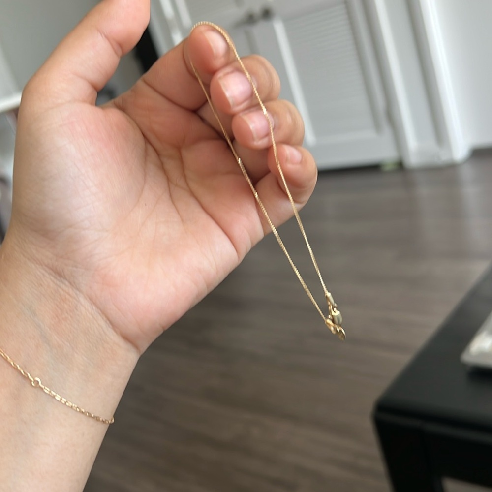 14k gold chain bracelet